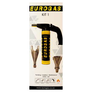 EUROGAS KIT 1 COMPLETE WITH ACCESSORIES & GAS CARTRIDGES