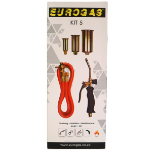 EUROGAS KIT 5 COMPLETE WITH TORCH + HOSE SET + ACCESSORIES