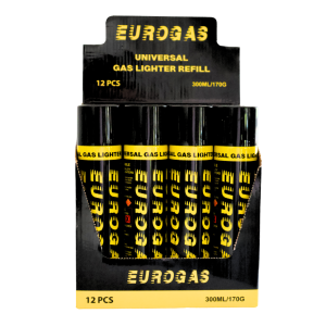 BUTANE GAS CARTRIDGE LIGHTER REFILL 300ML
