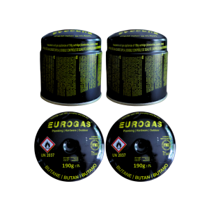 EUROGAS STANDARD GAS CARTRIDGE 190GR