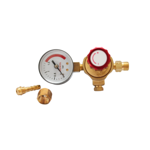 DISPOSABLE CYLINDER REGULATOR WITH GAUGE FOR ALUMINIIUM CYLINDER 7/16